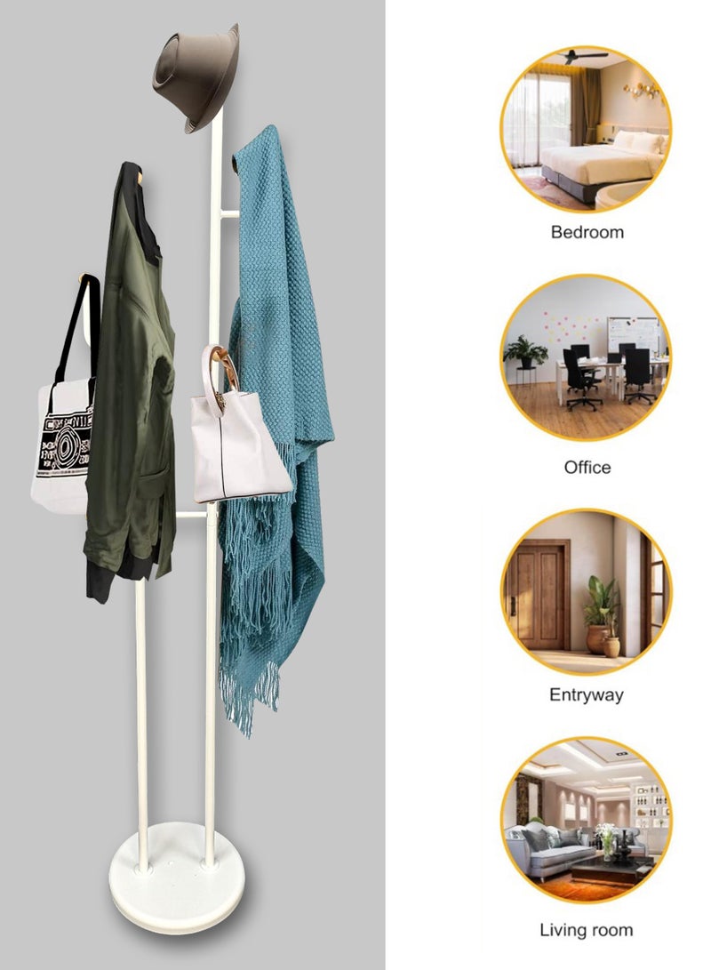 Generic Modern Metal Coat Rack, Hall Coat Tree With Hooks for Coats, Hats, Bags, Purses for Entryway  - Image 4