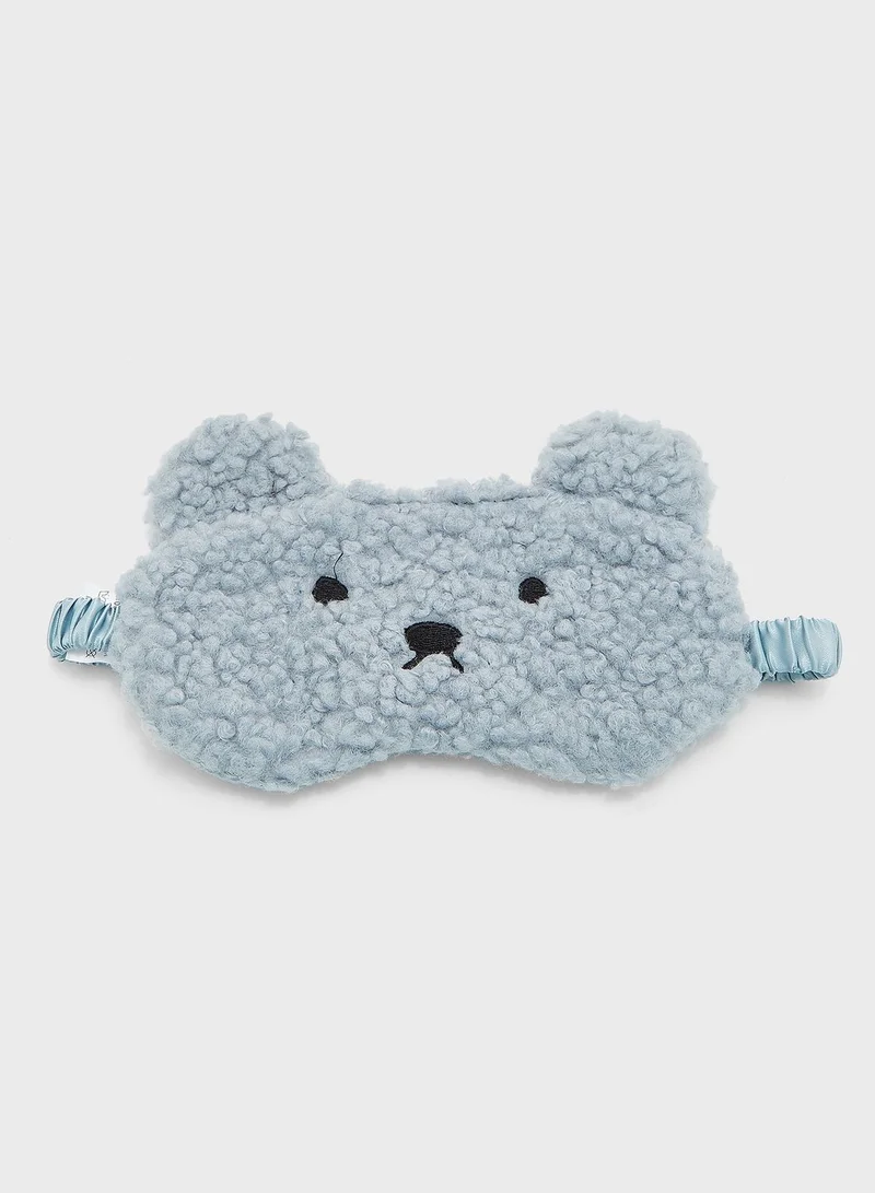 Ginger Wooly Bedroom Slippers, Eye Cover And Scrunchie Gift Set