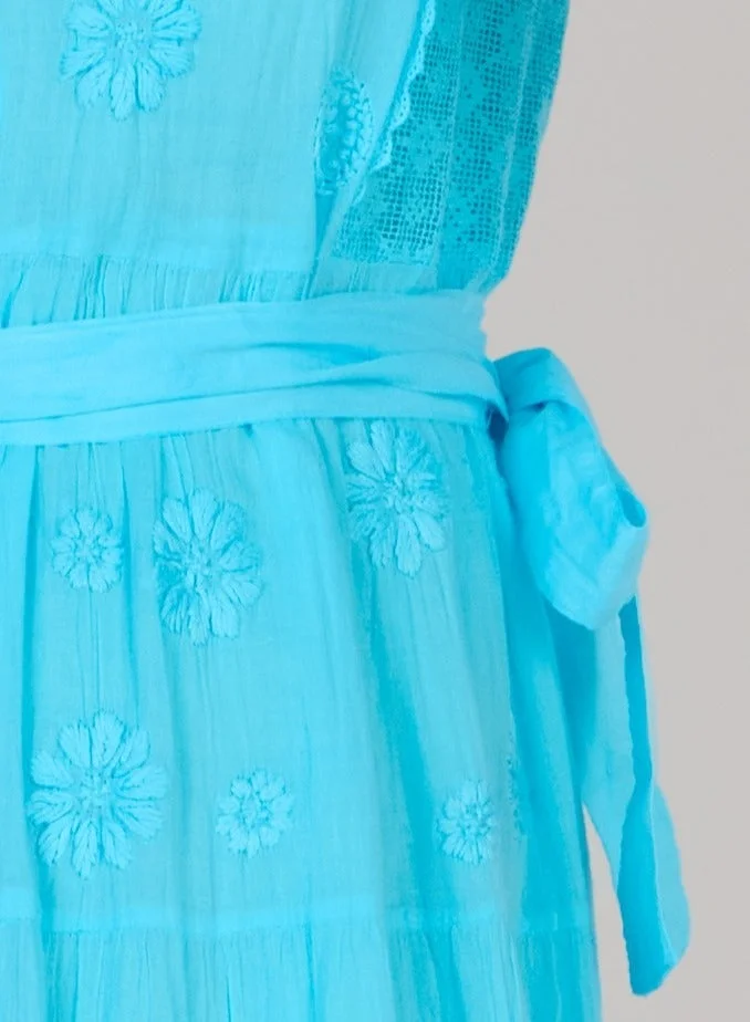 جاست نيتشر فستان فلاور جاردن – تركواز