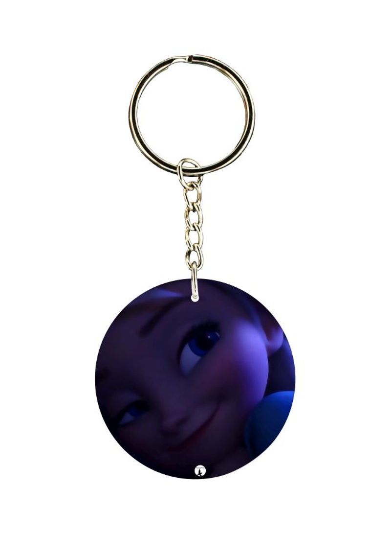 RKN Cartoon Themed Dual Sided Keychain
