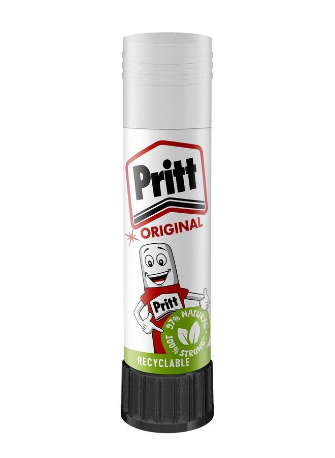 Pritt غراء لاصق، غراء آمن وصديق للأطفال للأنشطة الفنية والحرفية، لاصق قوي الثبات للمدرسة ومستلزمات المكتب، يمكن إعادة وضعه، 97% مكونات طبيعية، يتم تطبيقه وإزالته بسهولة، 5X11G - Image 2