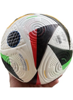 Eworld Premium Soccer Ball 2024, Pro Football for Adults and Kids, Air Thermal Bonded Design Inspired by Euro 2024, in Size 5  - Image 2