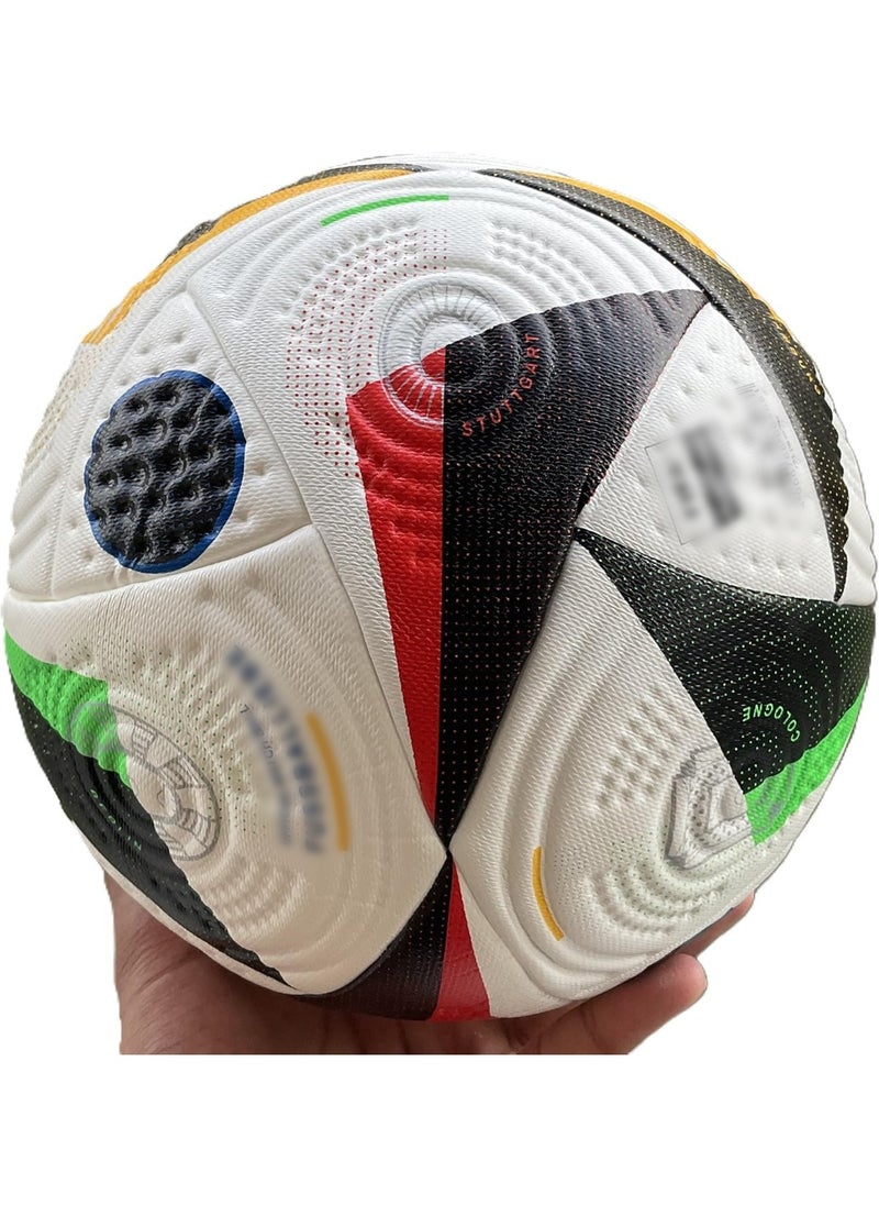 Eworld Premium Soccer Ball 2024, Pro Football for Adults and Kids, Air Thermal Bonded Design Inspired by Euro 2024, in Size 5  - Image 2