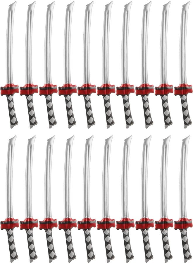 Fahacop 20 Pack 30 Inch Inflatable Katana Blow Up Samurai Sword Inflatable Weapons for Party Favors Cosplay Samurai Theme Party - Image 1