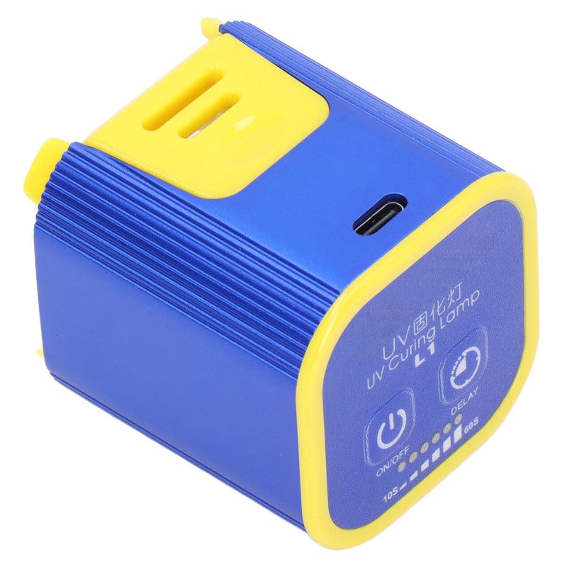 MECHANIC UV Curing Light 51 X 51 X 57mm 5-7W 395-400nm Faster Curing - Plug And Play Type C Interface UV Blacklight For Cable Reinforcement Solder Joint Protection Nail Polish Curing - Image 1