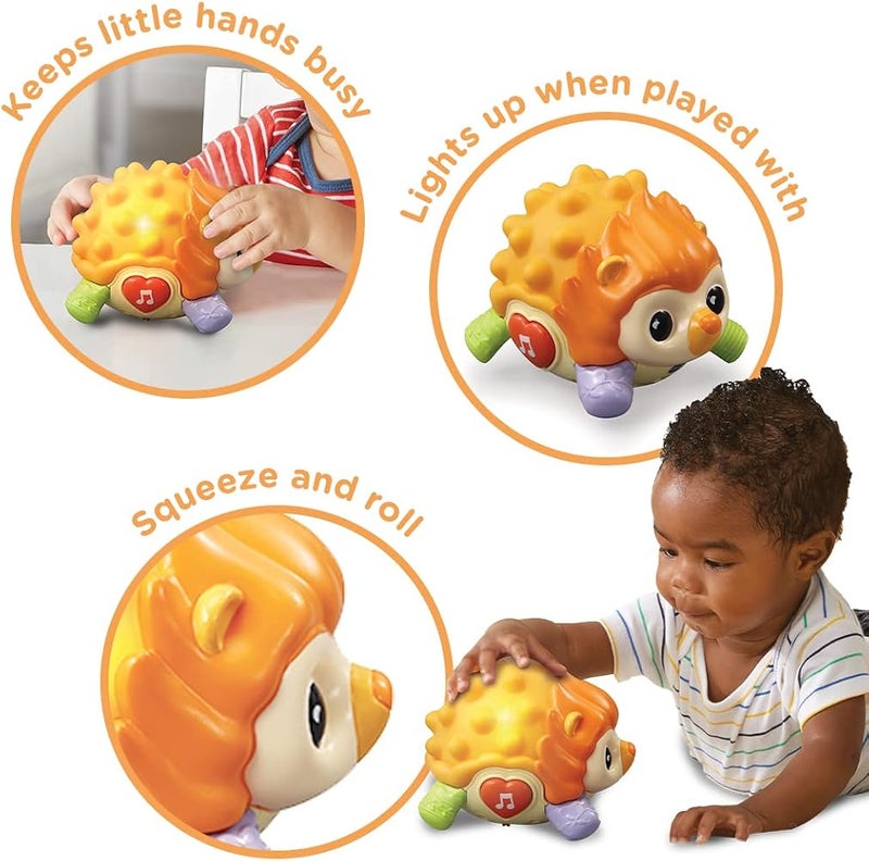 VTech - Easy Squeezy Hedgehog Baby, Interactive & Developmental Toy with Sounds and Music For Boys & Girls, Suitable for Ages 3 Months+ - Image 3
