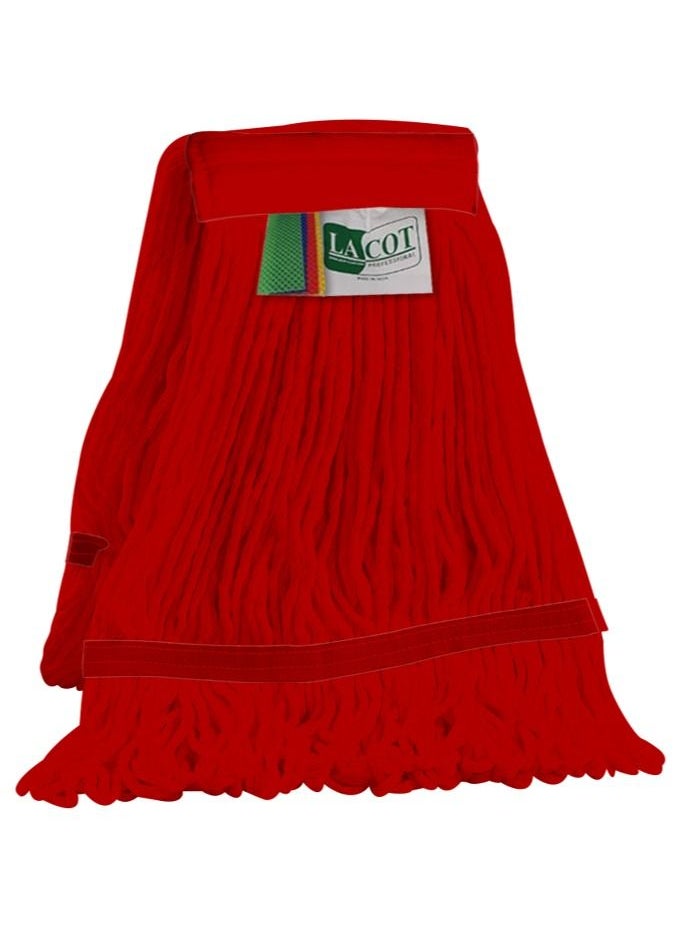 LACOT GENERAL TRADING LLC - 3 Pcs Kentucky Cotton Wet Mop Replacement Head 450 gms Loop End - Image 1