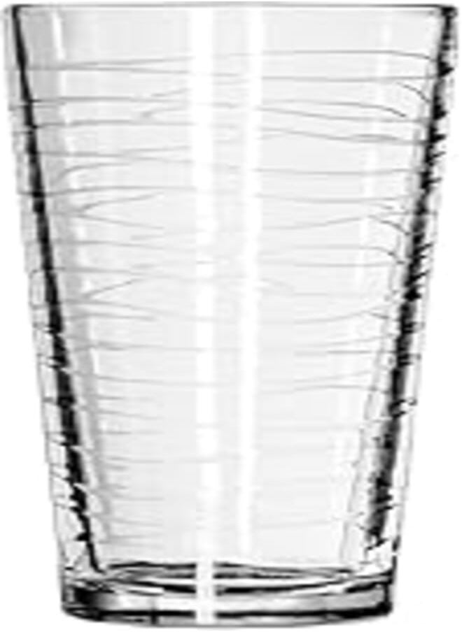 LIBBEY - Libbey glassware 15646 casual cooler waves duratuff glass, 20 oz. (pack of 6) - Image 1