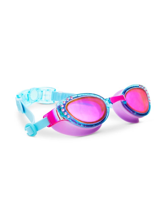 Bling2O Miss Luxe in Sapphire Girl Kids' Swim Goggles - Image 1