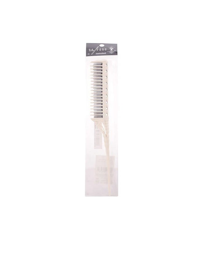YS Park 150 T-Zing Professional Teasing and Back Combing Hair Comb in White