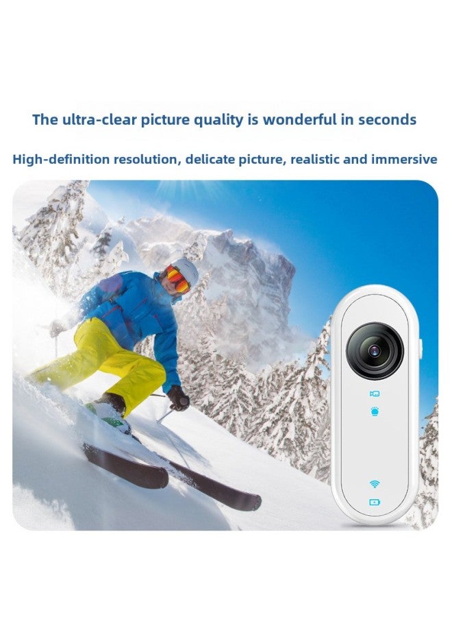 Generic Thumb Sports Camera Outdoor Riding Recorder Sports Camera 1080p Long Endurance Mobile Phone WIFI Interconnection-Color:sports Suit] - Image 2