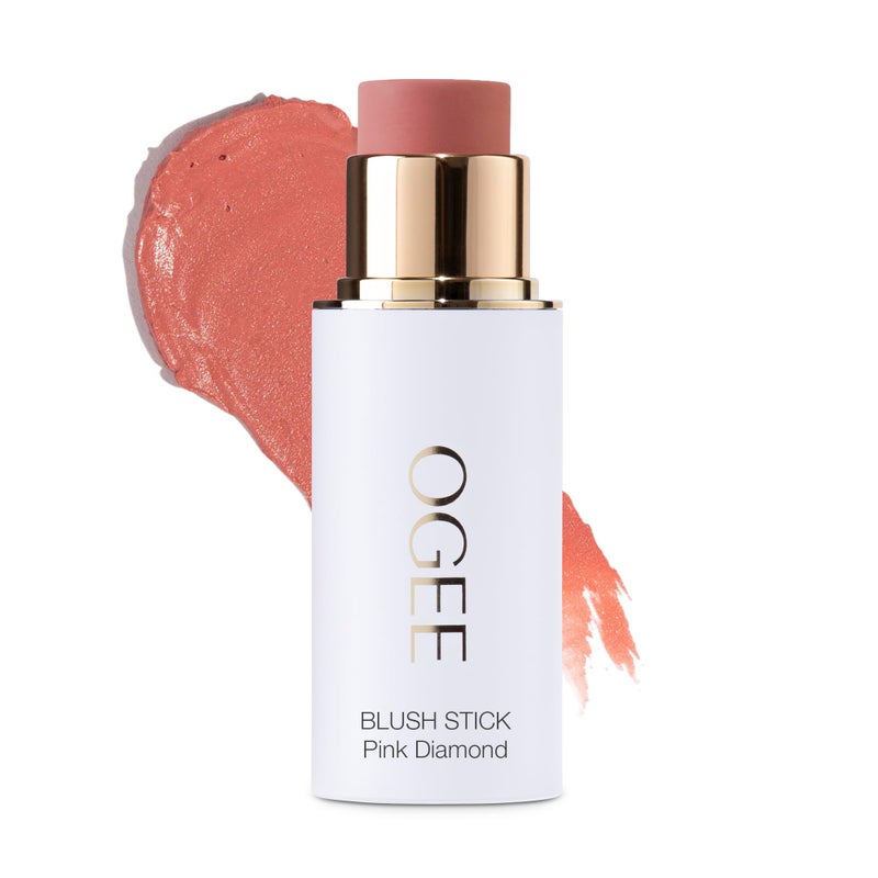 Ogee Sculpted Face Stick PINK DIAMOND  MATTE NEUTRAL PINK Certified Organic Blush Stick  MultiUse Cream Blush  Highlighter Stick
