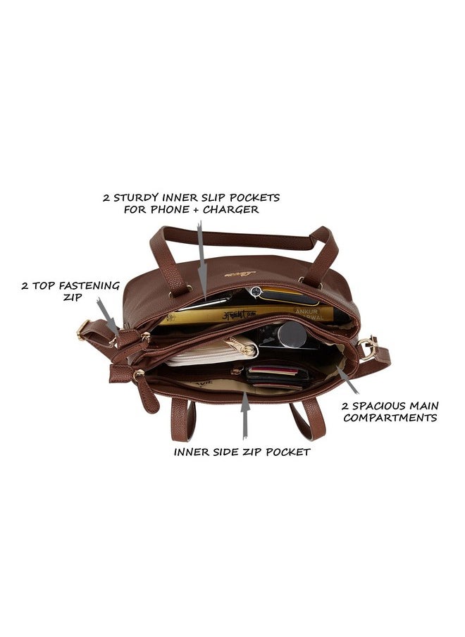 Lavie Lavie Women's Handbag (Brown)  - Image 5