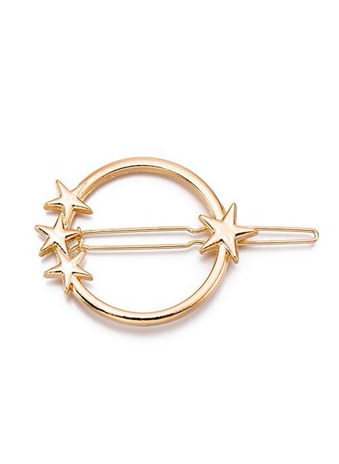 FOK Pack Of 5 Medium Metal Hollow Non Slip Hair Clutcher For Women Girls (Gold, Silver, Rose Gold, Black,) (Style 2)  - Image 4