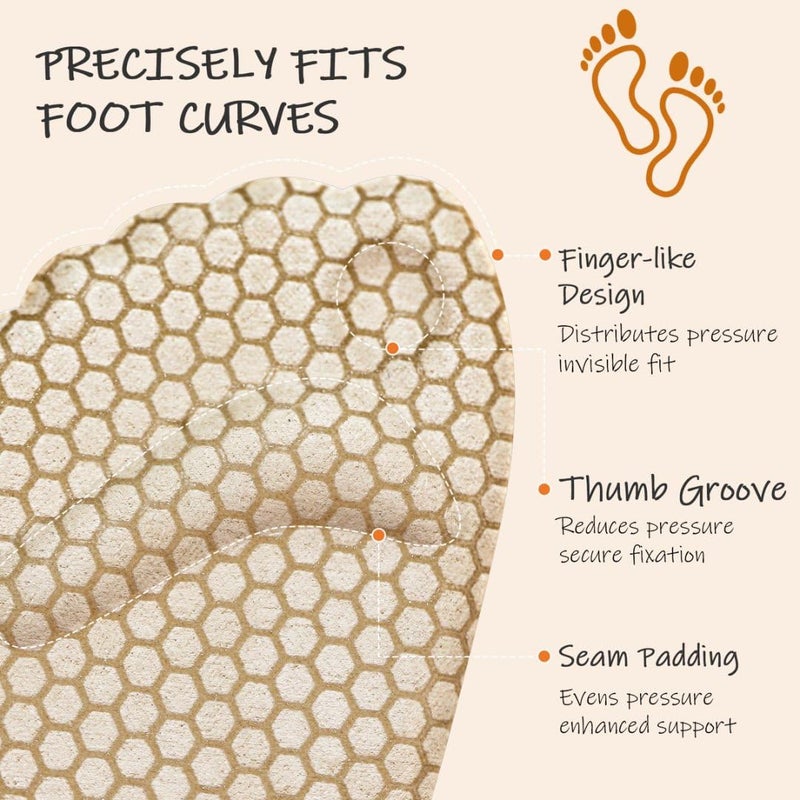 Zaiwoo Ball of Foot Cushions for Women(2 Pairs Foot Pads), High Heel Inserts, Metatarsal Pads Women, Pain Relief and Comfortï¼ŒAnti Slip, Invisible - Image 3
