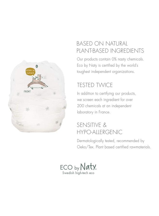 إيكو من ناتي حفاضات كلوت قابلة للسحب للتدريب على الذهاب للمرحاض، حجم 6، للأطفال بوزن 16 كجم وما فوق - 18 حفاضة - Image 2