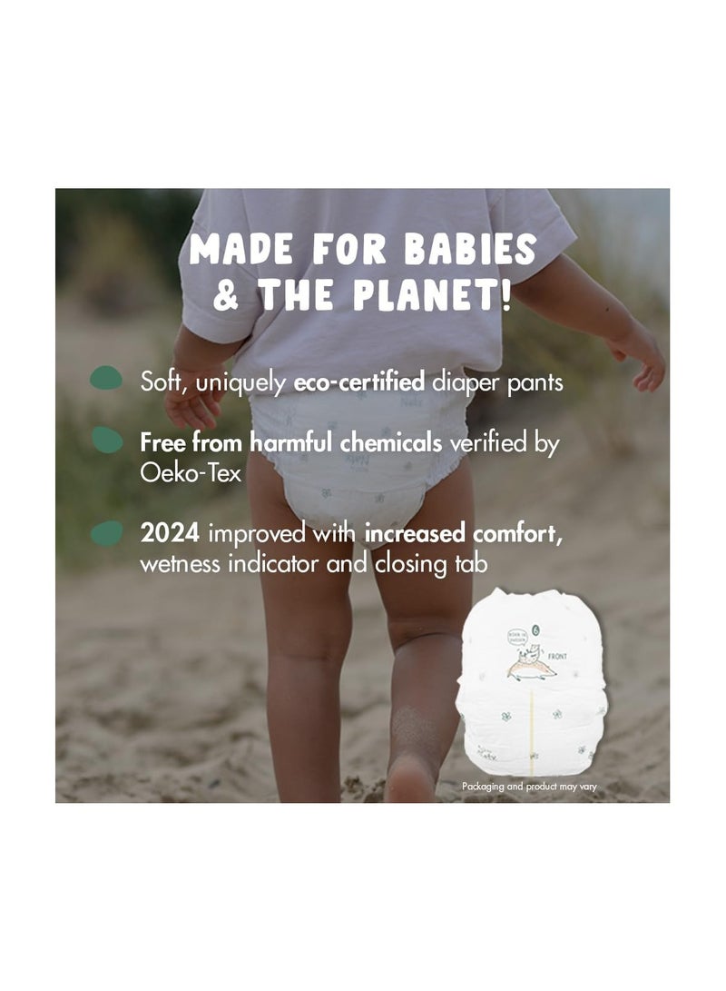 إيكو من ناتي حفاضات كلوت قابلة للسحب للتدريب على الذهاب للمرحاض، حجم 6، للأطفال بوزن 16 كجم وما فوق - 18 حفاضة - Image 5