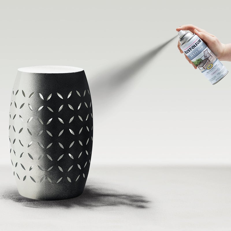 Rust-Oleum 7220830 Textured Spray Paint, 12 oz, Black - Image 5