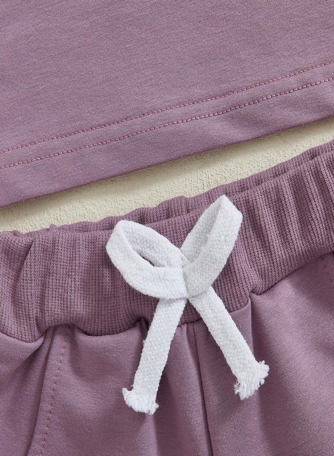 wybzd Toddler Baby Boy Girl Easter Outfits Egg Hunter Star Bunny T-shirt Summer Shorts Set Little Kids Matching Easter Outfit Purple Egg Star 3-4 Years - Image 5