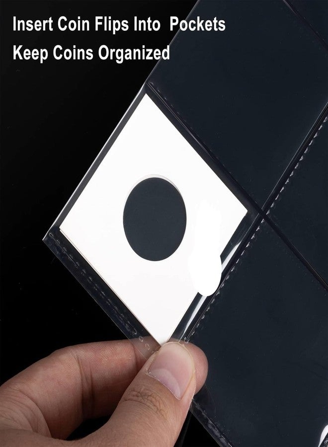 Lewano 10 Pack Coin Collection Album Refill Pages - 20 Pocket 2x2 Inch Sheets for Collectors | Durable PVC-Free Storage Holders for Coins, Tokens, Stamps & Medals (10 Sheet) - Image 2