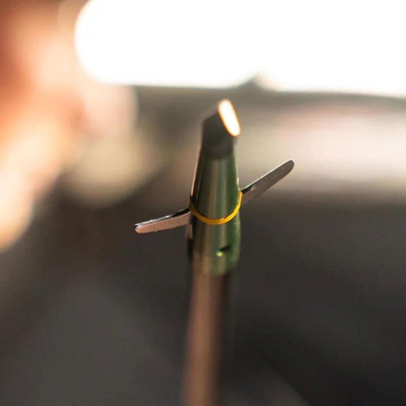 Swhacker Store #207 Broadheads, 100 Grain, 2.0″ Cut, Green, 3-Pack | 2-Blade Hunting Broadheads with Practice-Ready Accuracy - Image 5