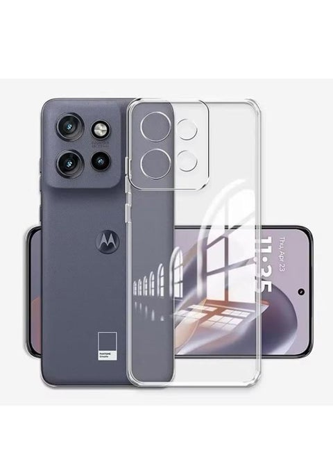 Clear Transparent TPU Case Compatible with Motorola Moto Edge 50