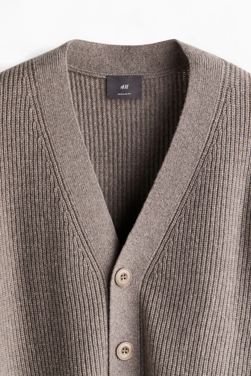 H&M  Regular Fit Wool cardigan for Men | Best Price UAE
