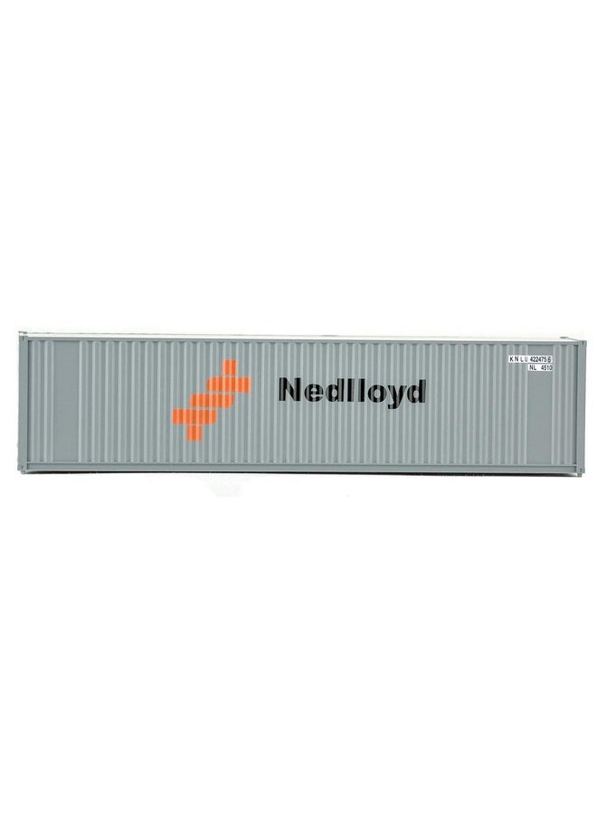 والترز سين ماستر نموذج مقياس Ho لـ Nedlloyd (رمادي برتقالي أسود) حاوية مموجة مقاس 40 بوصة مع سقف مسطح 9498219  - Image 3