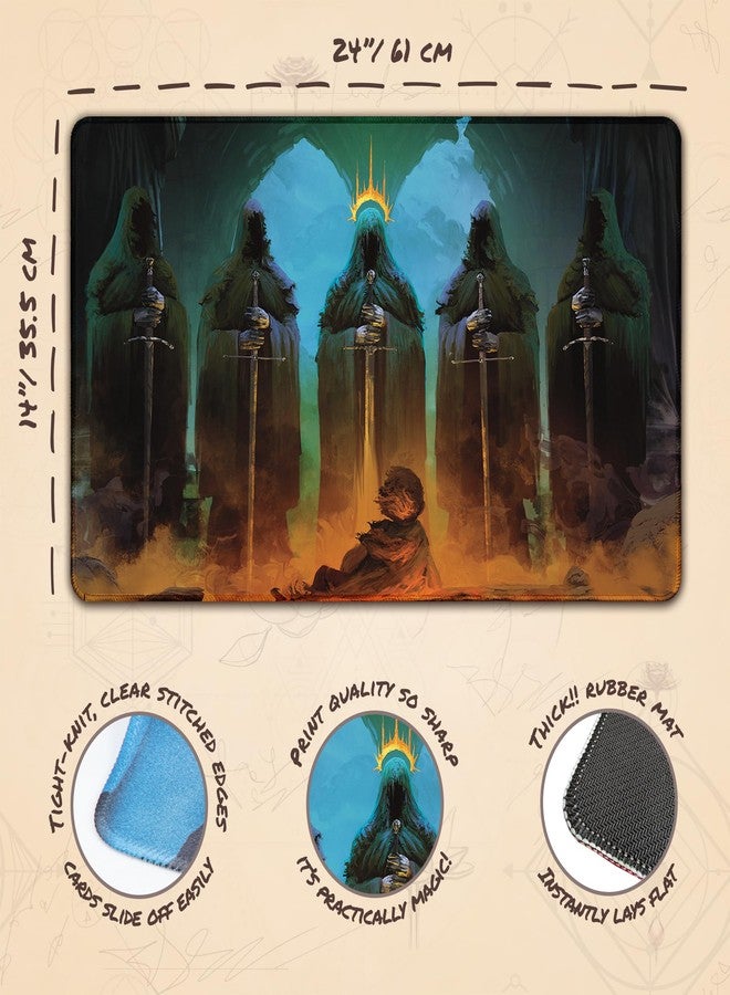Paramint بارامنت أيمون سول (مخيط) - سجادة لعب MTG بواسطة أناتو فينستارك، سيد الخواتم - متوافقة مع سجادة لعب ماجيك ذا جاذرينغ - سجادة لعب MTG، يوجي أوه، TCG - تصاميم فنية أصلية للسجادة وملحقاتها - Image 4