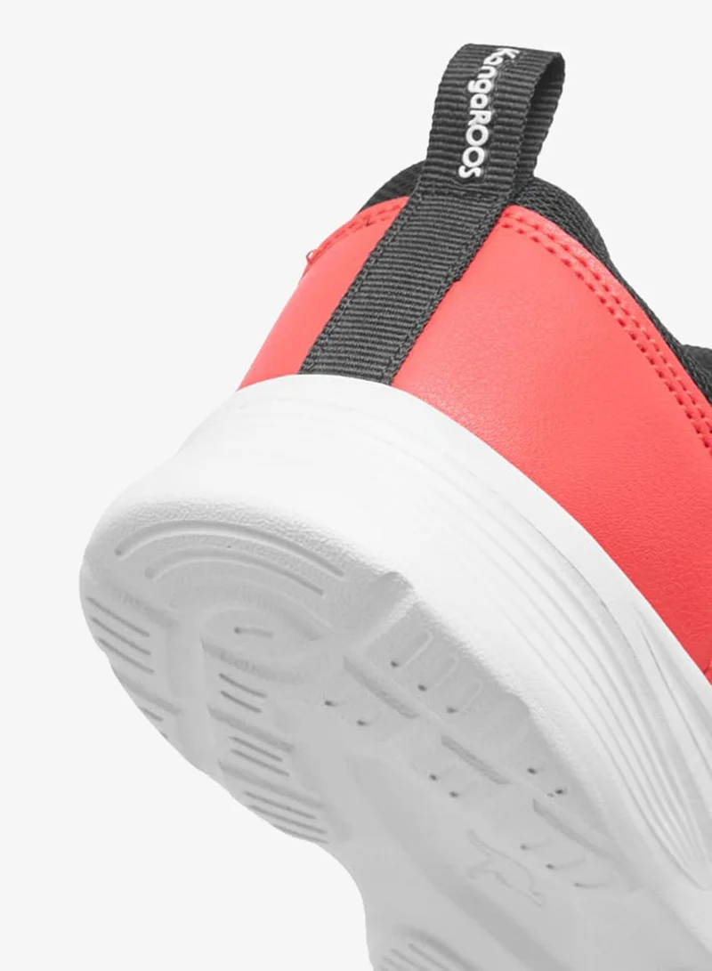 kangaROOS BLACK Boys' Panelled Sports Shoes with Hook and Loop Closure for Men | Best Price UAE