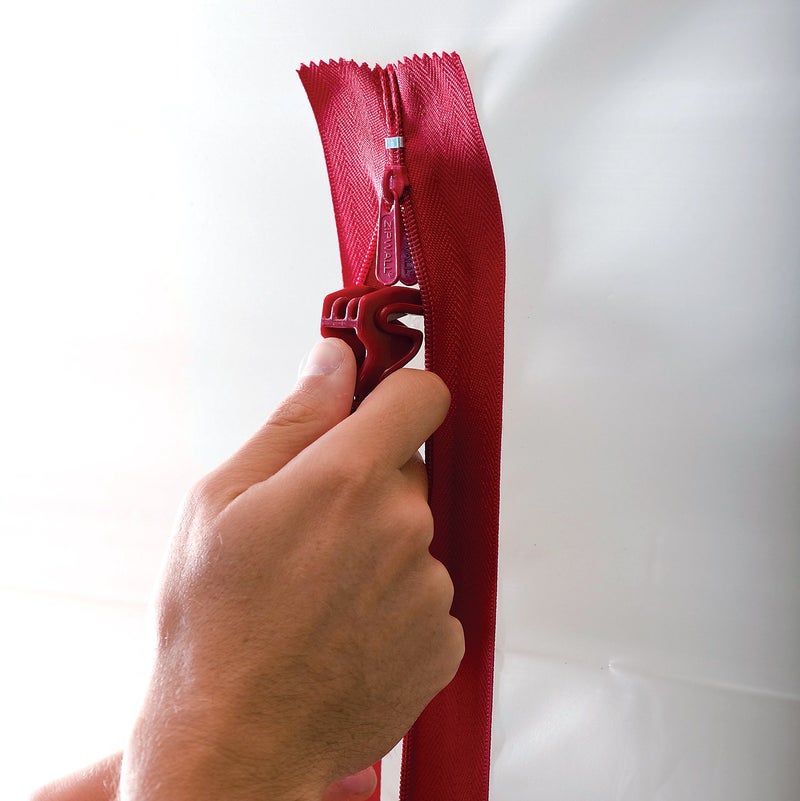 ZIPWALL ZipWall Heavy-Duty Zipper for Dust Barriers, 2-Pack, HDAZ2, 2 Pack, Red  - Image 2