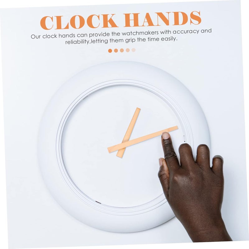 Uonlytech 4sets Wooden Wall Clock Hands Sturdy Wear-Resistant Pointers for Home Decor Clock - Image 4
