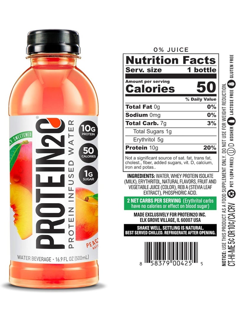 بروتين 20 مياه بروتين 20 المنقوعة بنكهة الكرز البري 500 مل عبوة من 12 قطعة - Image 3