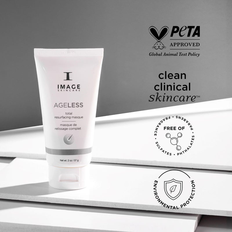 IMAGE SKINCARE صورة للعناية بالبشرة، قناع AGELESS لإعادة السطح الكلي، قناع وجه مهدئ مضاد للشيخوخة، 2 أونصة - Image 3