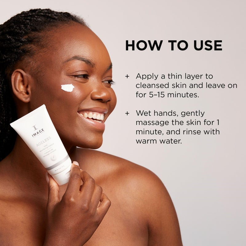 IMAGE SKINCARE صورة للعناية بالبشرة، قناع AGELESS لإعادة السطح الكلي، قناع وجه مهدئ مضاد للشيخوخة، 2 أونصة - Image 5