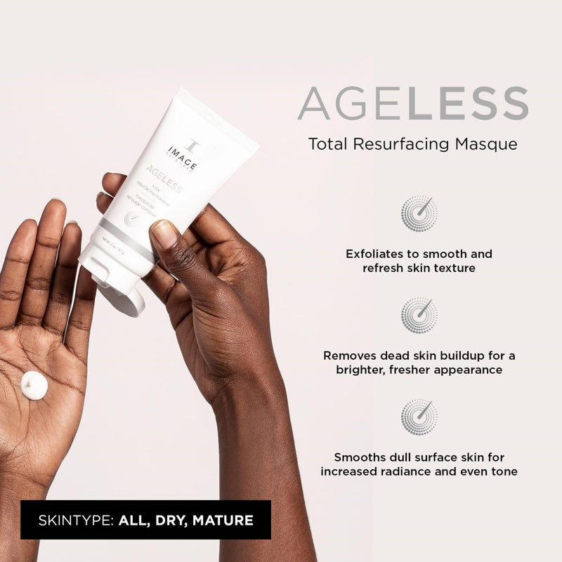 IMAGE SKINCARE صورة للعناية بالبشرة، قناع AGELESS لإعادة السطح الكلي، قناع وجه مهدئ مضاد للشيخوخة، 2 أونصة - Image 2