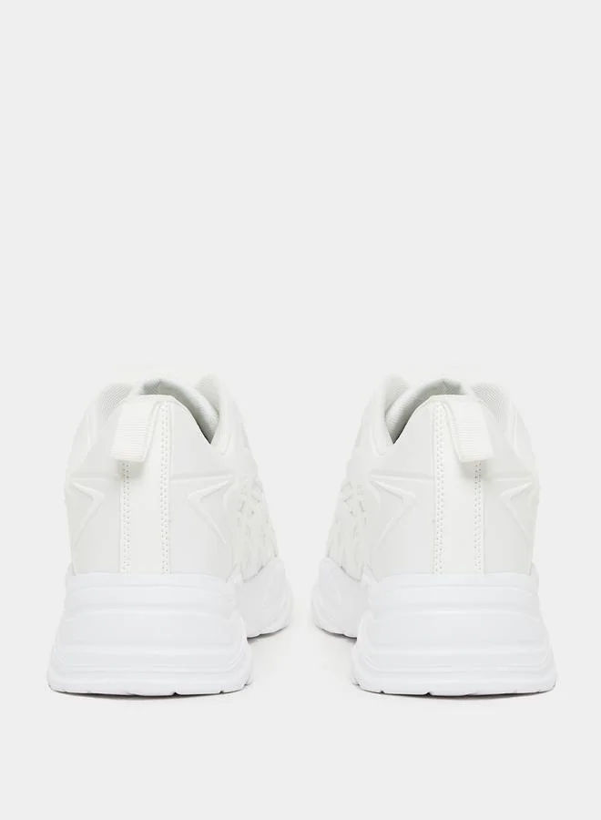 Styli Lace Up Chunky Sole Sneakers