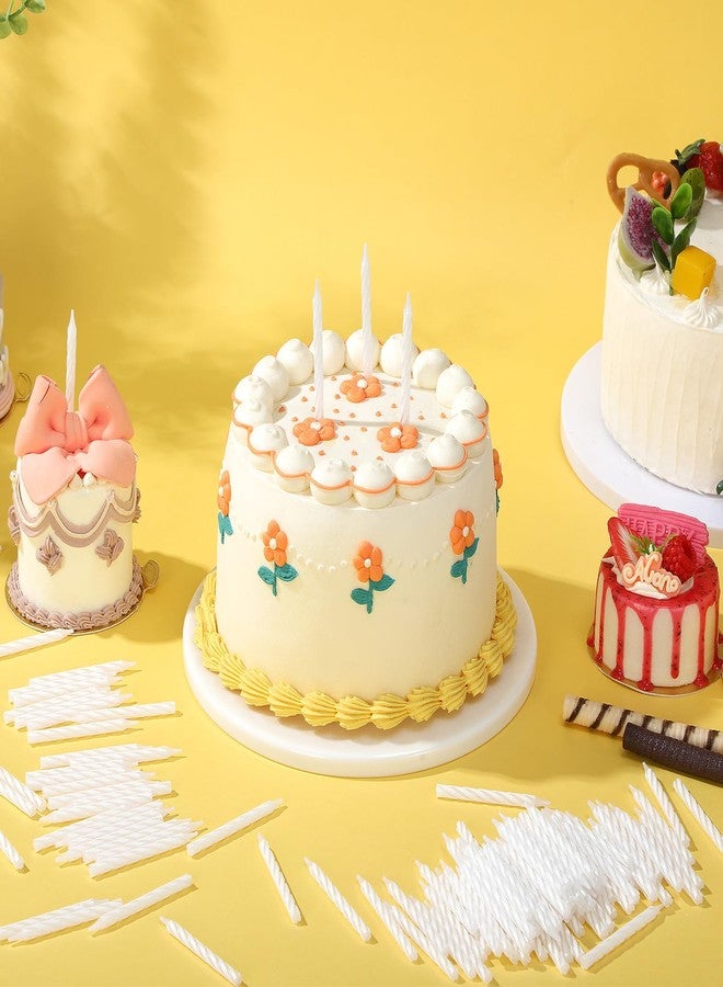 MTLEE Spiral Birthday Candles Colorful Cake Paraffin Candles for Celebrating Birthday Cake Decorations for Holiday Party(1 Color,288 Pcs) - Image 4