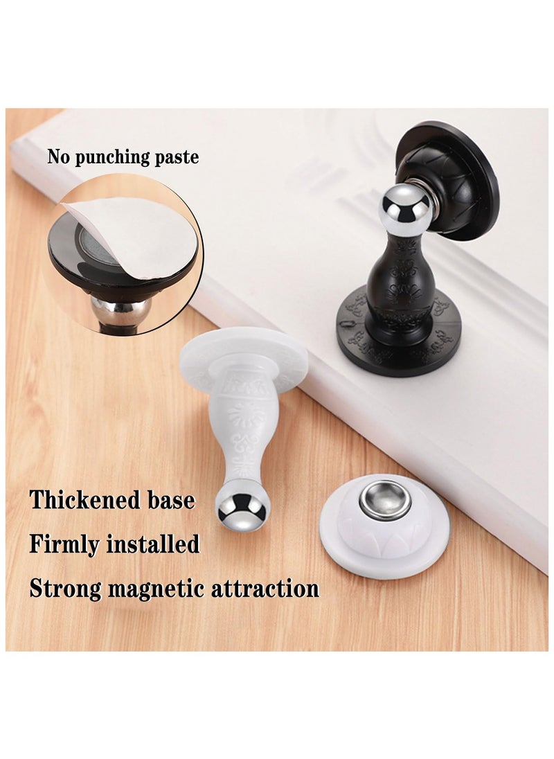 SYOSI Magnetic Door Stoppes, Door Wall Protector, Silicone Door Stop, Magnet Not Require Drilling for Bottom of Door Holder Door Keep Door Open Door Magnetic Catch Double Sided Tape 2 Pack  - Image 5