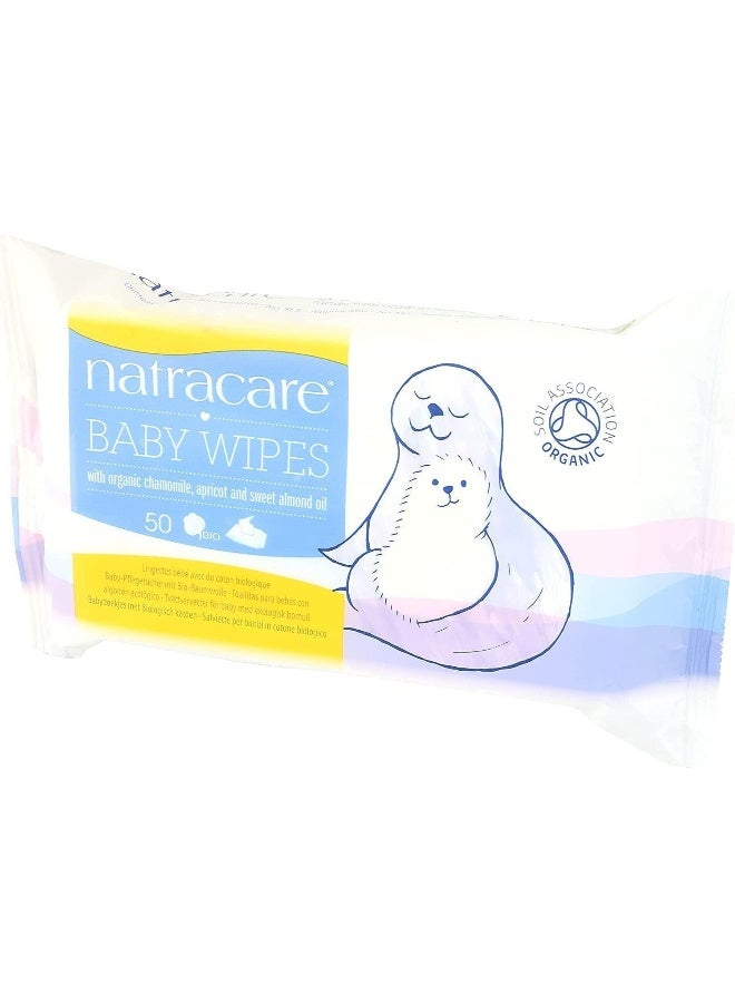 Natracare Organic Cotton Baby Wipes, 3 Pack (3 x 50 wipes) - Image 5