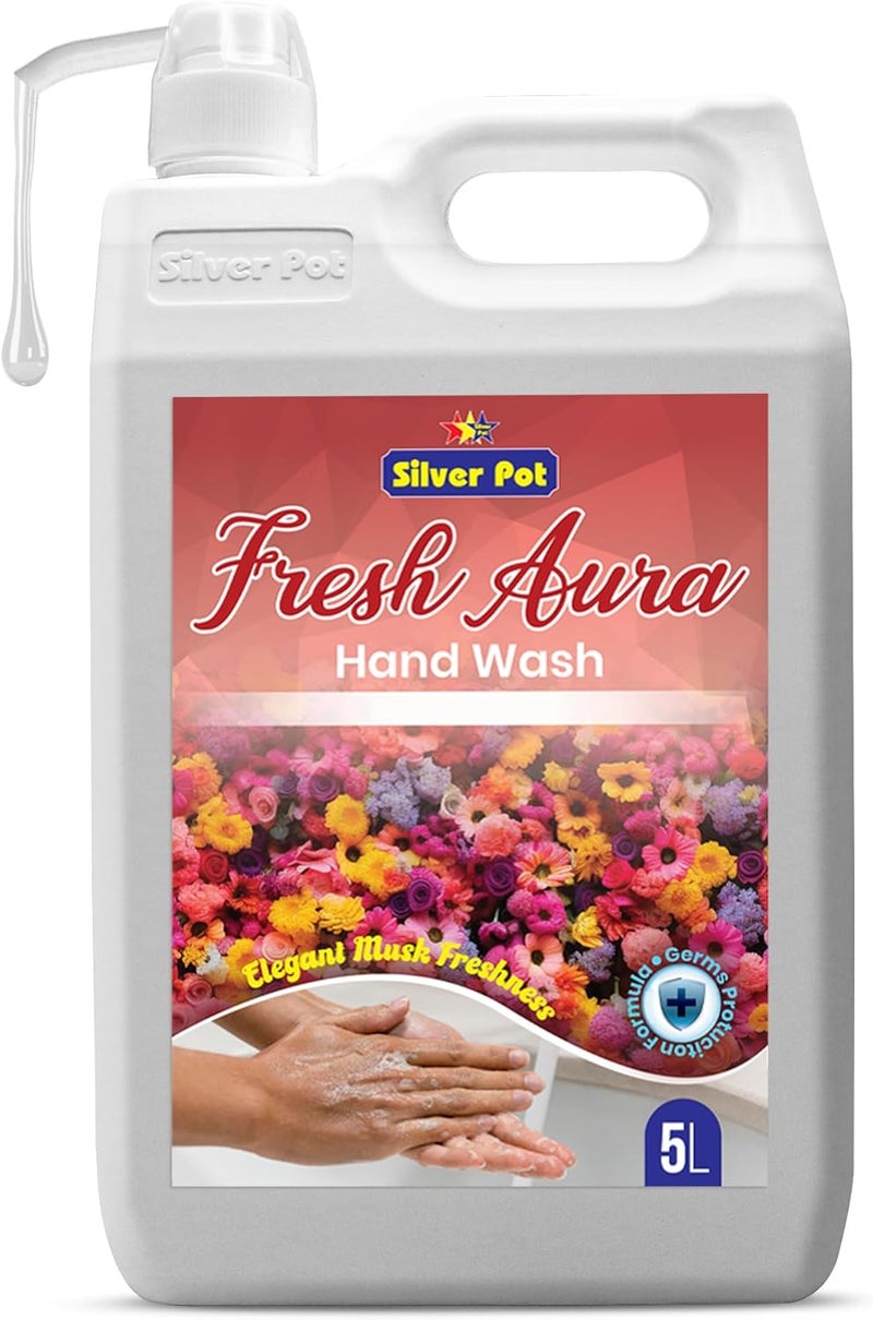 Silver Pot Musk Hand Wash - 5 Liters - Image 1