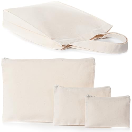 ROGITU Canvas Fabric, 100% Natural Cotton 10oz Duck Canvas Fabric 61'' Wide for Sewing, Backings, Tote Bags, Arts & Crafts (Natural 10oz, 1 Yard) - Image 5