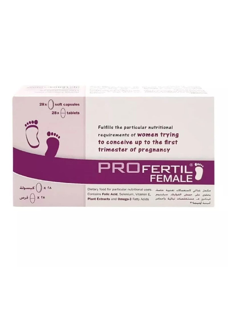 Profertil Female 28 Softgels + 28 Tabs