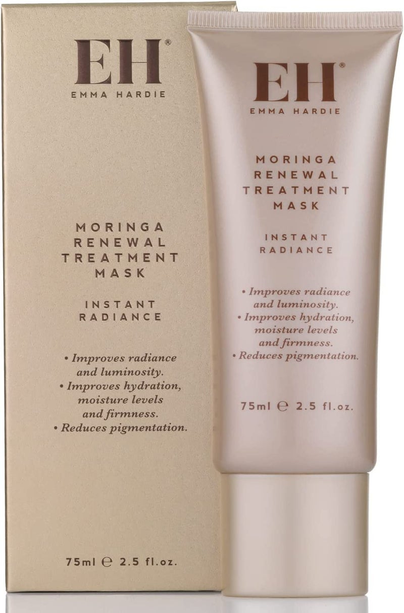 Emma Hardie 75ml Moringa Renewal Treatment Mask, Moisturizes & Firms Skin, Reduces Pigmentation & Evens Out Complexion, Suitable for Sensitive Skin, Vegan & Cruelty Free - Image 1