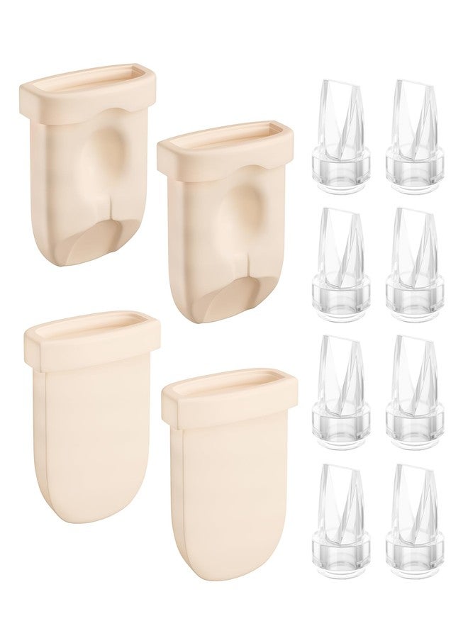 GOTOCUT Replacement Parts for Eufy Breast Pump, Compatible with Eufy S1 Pro, S1, E20, E10, Includes 8PCS Duckbill Valves & 4PCS Diaphragms - Image 1