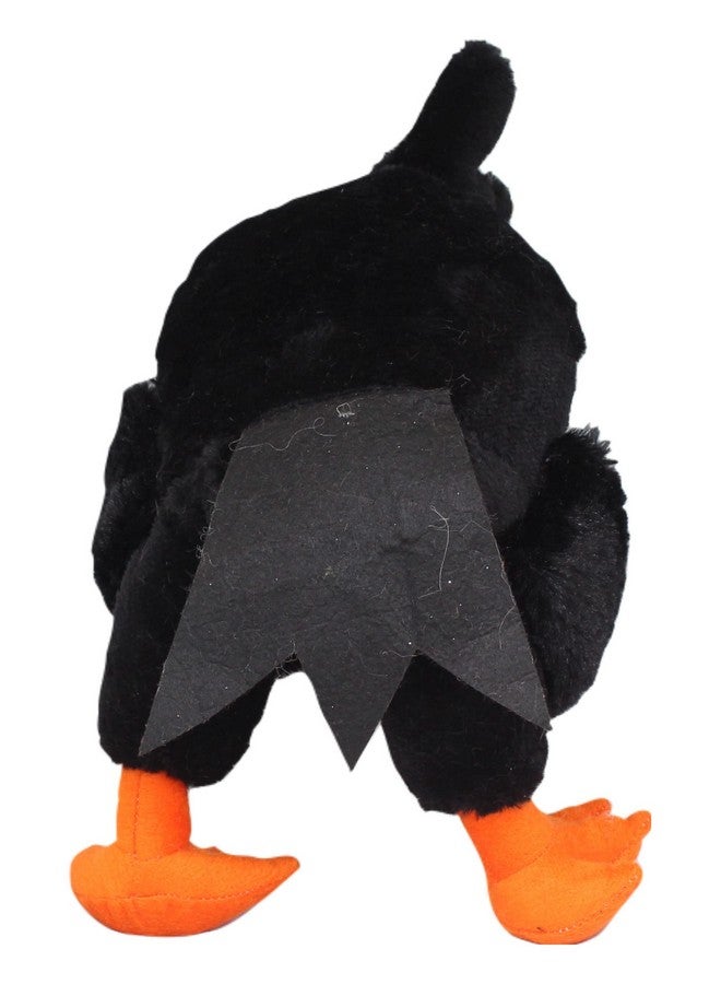 Tickles Standing Angry Bird Cartoon Character Soft Stuffed Plush Toy For Kids Birthday Gifts (Color: Black Size: 30 Cm)  - Image 4