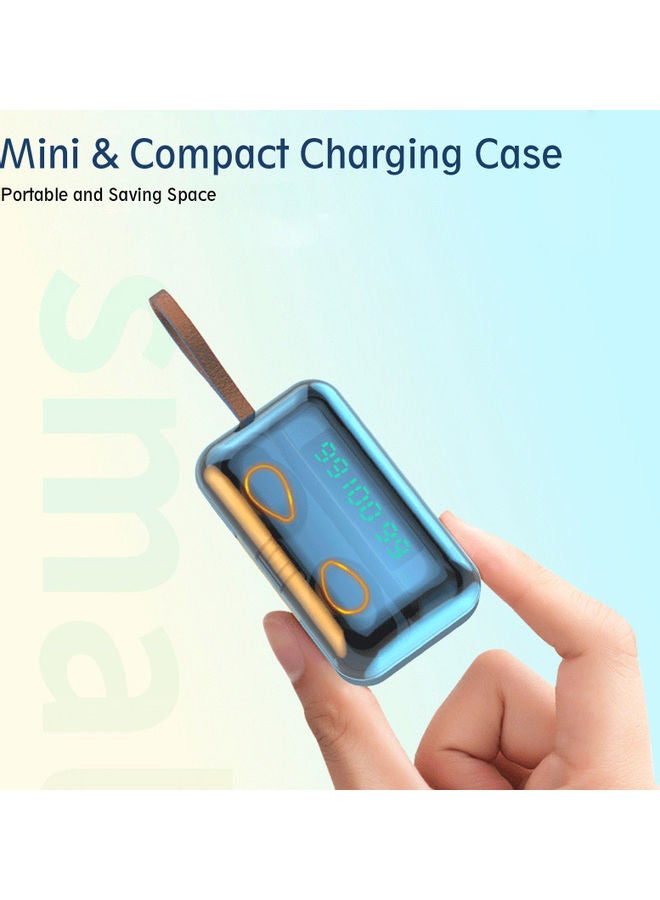 نيبمينينت F9-5 سماعات إيربادز لاسلكية حقيقية تعمل بتقنية البلوتوث 5.0 مع ميكروفون وبتصميم رياضي عن طريق اللمس أسود - Image 2