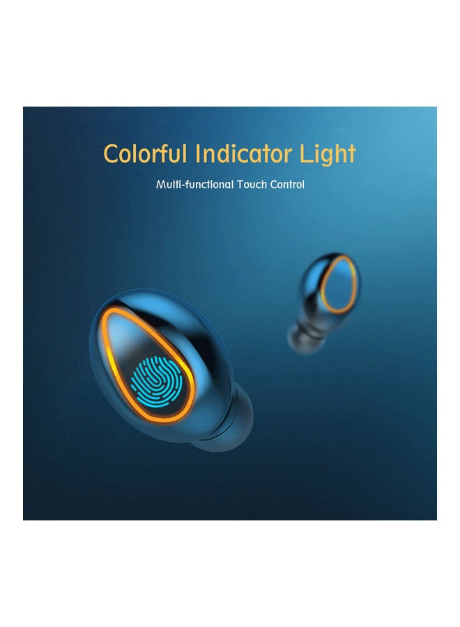 نيبمينينت F9-5 سماعات إيربادز لاسلكية حقيقية تعمل بتقنية البلوتوث 5.0 مع ميكروفون وبتصميم رياضي عن طريق اللمس أسود - Image 5