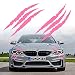 HungMieh 2PCS Claw Mark Car Decak Car Headlight Decal158 Inch Monster Claw Scratch Stripe Stickers for Dodge ChallengerCharger Reflective Pink - Image 2