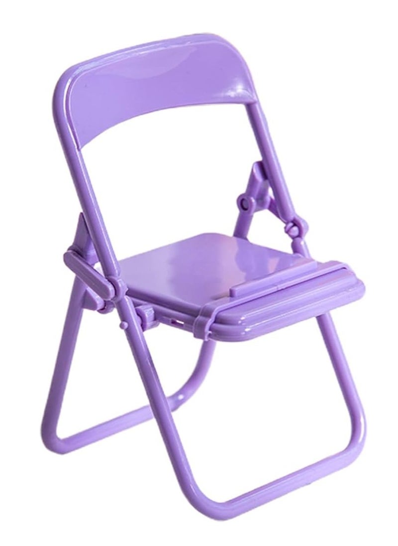 Generic Mini Foldable Adjustable, Small and Lightweight Chair Mobile Phone Holder Stand  - Image 1